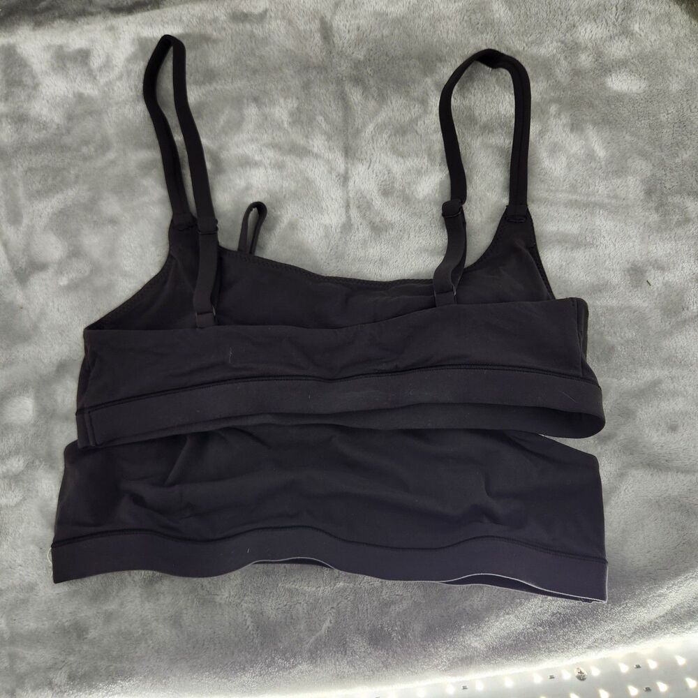 Skims Small Onyx Fits Everybody Scoop Bralette‎ 2-Pack NWT